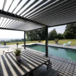 Установка биоклиматических пергол