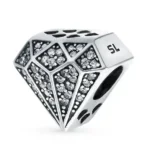 Серебряная подвеска с фианитами