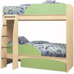 Детская кровать 2-х ярусная Дуб Белфорд