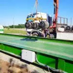 Автомобильные весы АСП 100 тонн 24 метра на поверхности