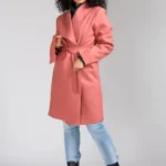 Пальто с поясом