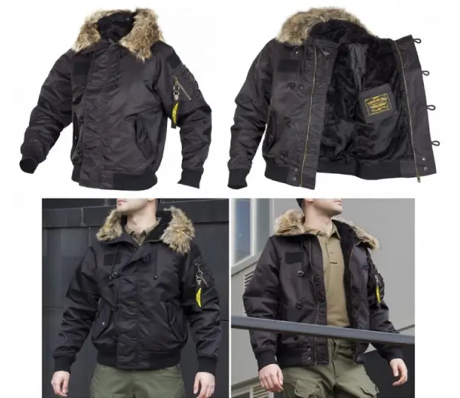 Куртка Пилот бомбер мужская с капюшоном, ТАтат объявления