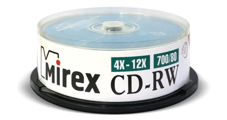 Диск CD-RW Mirex 700 Mb 12х Cake Box 25 - ТАтат объявление