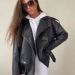 Женская куртка Косуха оверсайз