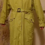 Салатовый плащ винтаж 80-х