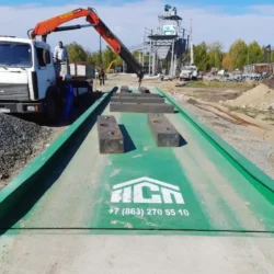 Автомобильные весы 80-18 на поверхности АСП