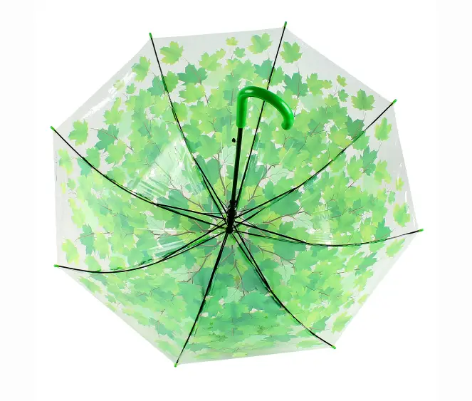 Прозрачный зонт-трость Зелёные листья, ТАтат объявления