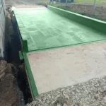 Автомобильные весы 40-8 на поверхности