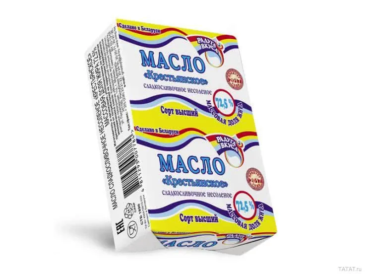 Татат: Масло сладко-сливочное