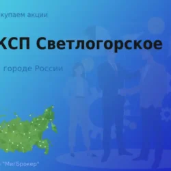 Продать акции АО КСП Светлогорское, ценные бумаги