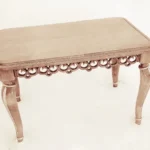 Журнальный столик из массива берёзы резной