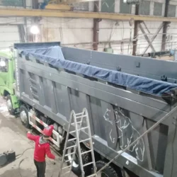Изготовление полога на самосвалы