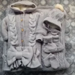 Зимний комплект на выписку для новорожденных