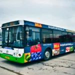 Реклама на транспорте и мониторах