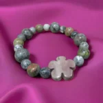 Браслет Sonora из яшмы и унакита ручной работы