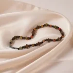 Бусы Ethos из жёлтого агата и граната