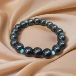 Браслет Svart och blatt из гематита и амазонита