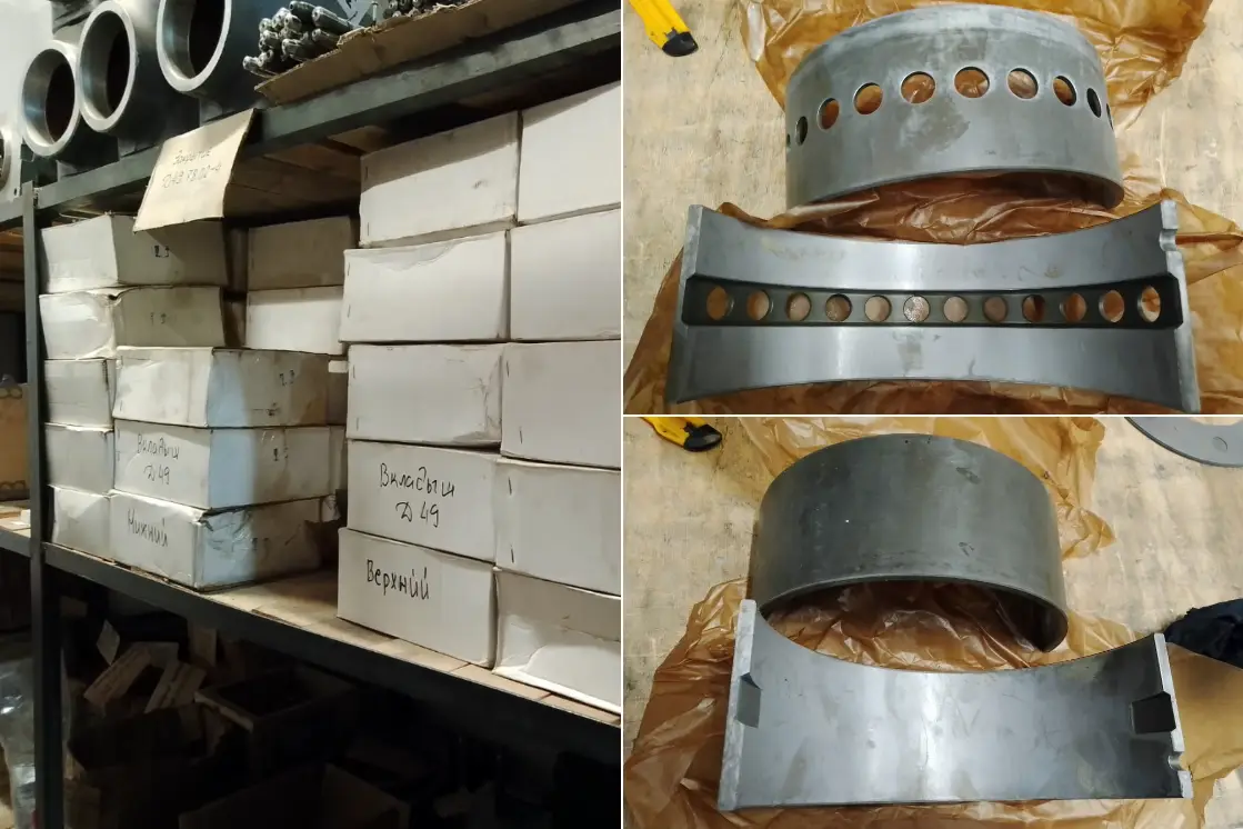 Вкладыши коренного подшипника 2-5Д49.2.1 2-5Д49.2.2