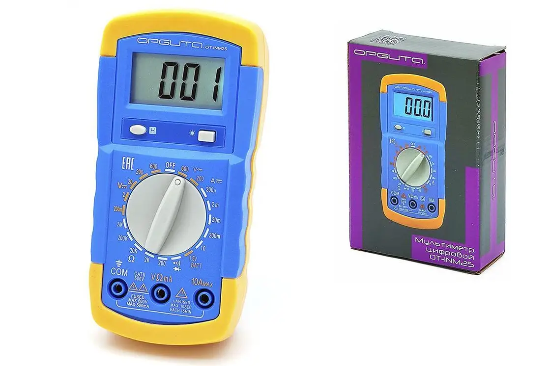 Мультиметр Орбита OT-INM25 для профессионалов и любителей