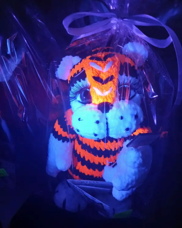 Милый вязаный тигр для создания уюта, объявление на Татат