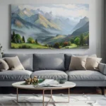 Дизайнерские решения с помощью картин