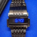 Брутальные чёрные часы Diesel Predator сталь