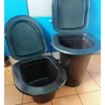 Компактный дачный туалет со съёмной ёмкостью 17 литров