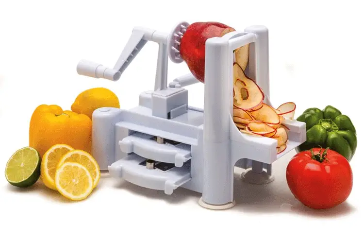 Прибор для фигурной нарезки овощей спиралями