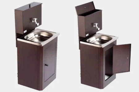 Дачный умывальник Ручеёк с подогревом воды и тумбой, объявление на Татат