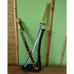 Массивная золотая катана с ножнами для коллекции