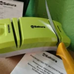 Электроточилка Сакура с регулировкой угла заточки