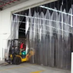 Изготовление ПВХ завес для теплоизоляции помещений