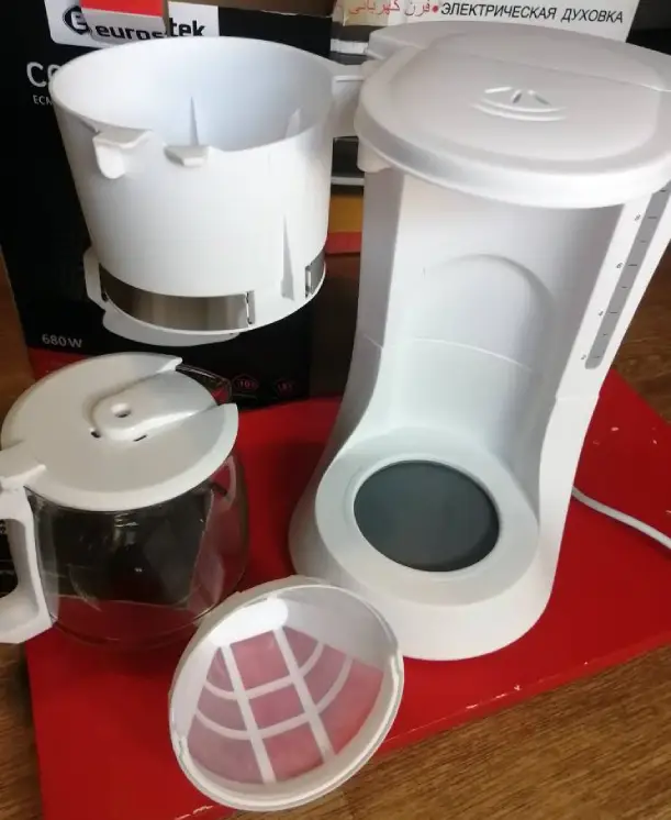 Кофеварка Eurostek ECM 6630 с многоразовым фильтром, объявление на Татат