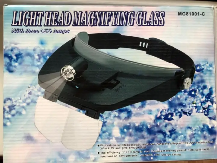 Бинокулярные очки с 4 сменными линзами и подсветкой, объявление на Татат