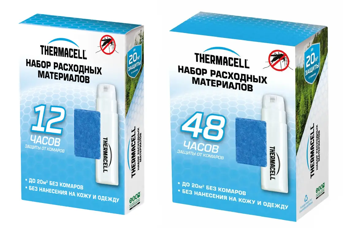 Наборы расходников Thermacell для защиты от комаров