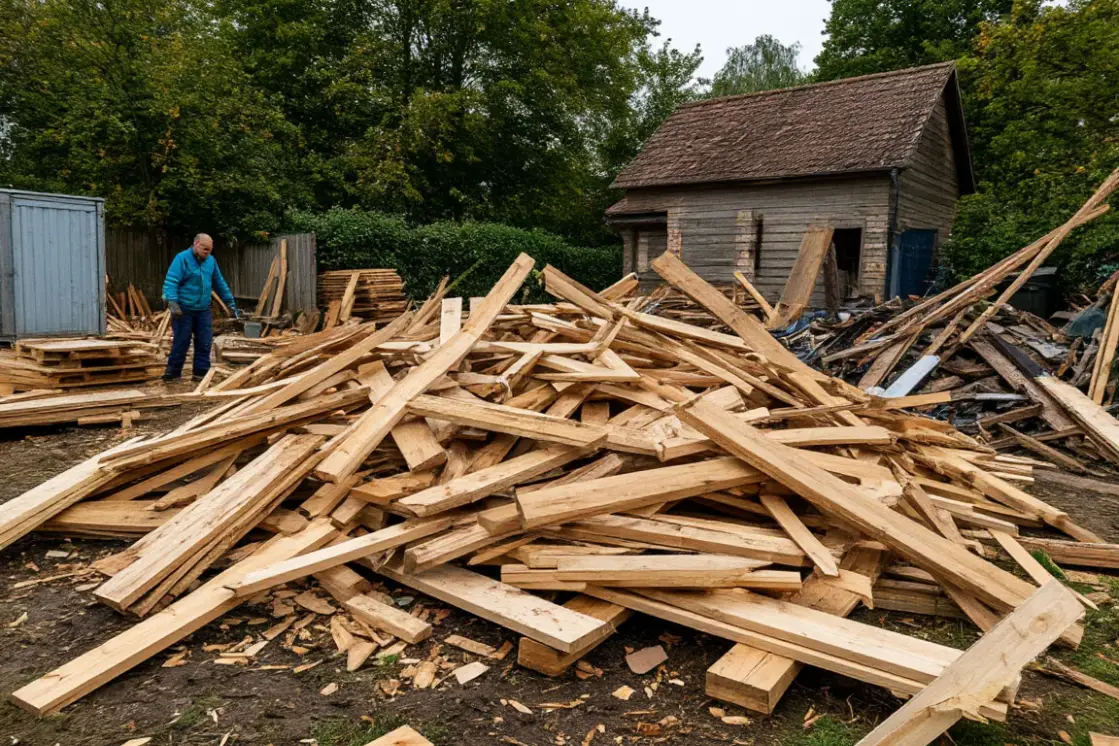 Утилизация деревянных отходов: вывоз мебели и веток