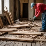 Демонтаж и вывоз деревянных полов в Казани