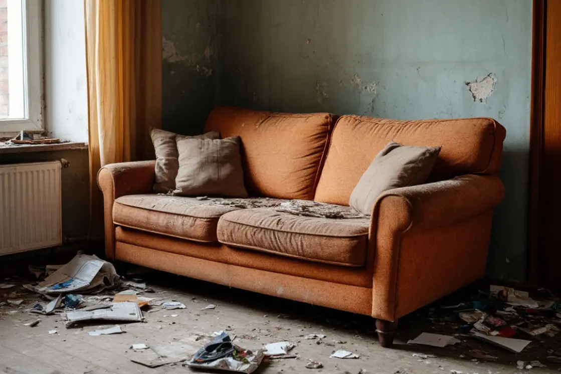 Вывоз старого дивана утилизация мебели Казань