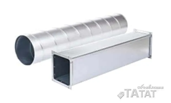 Воздуховоды и фасонные части для вентиляции - ТАтат объявление